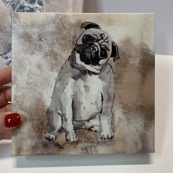 Set of 3 pictures Dog Portraits on Canvas - Picture 4 of 11